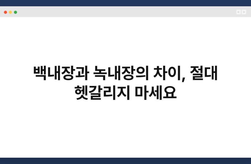 백내장과 녹내장의 차이, 절대 헷갈리지 마세요 7